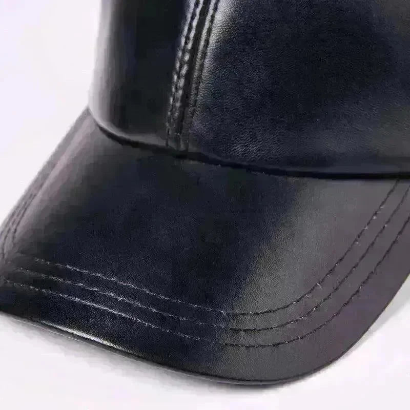 Unisex Leather Sheepskin Thickened Warm Hat - EX-STOCK CANADA