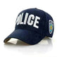 Unisex Spring And Summer Adjustable Letters Police Cap - EX-STOCK CANADA