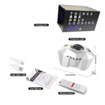 Usb Water Pattern Bluetooth Music Ocean Star Projector Lamp - EX-STOCK Canada