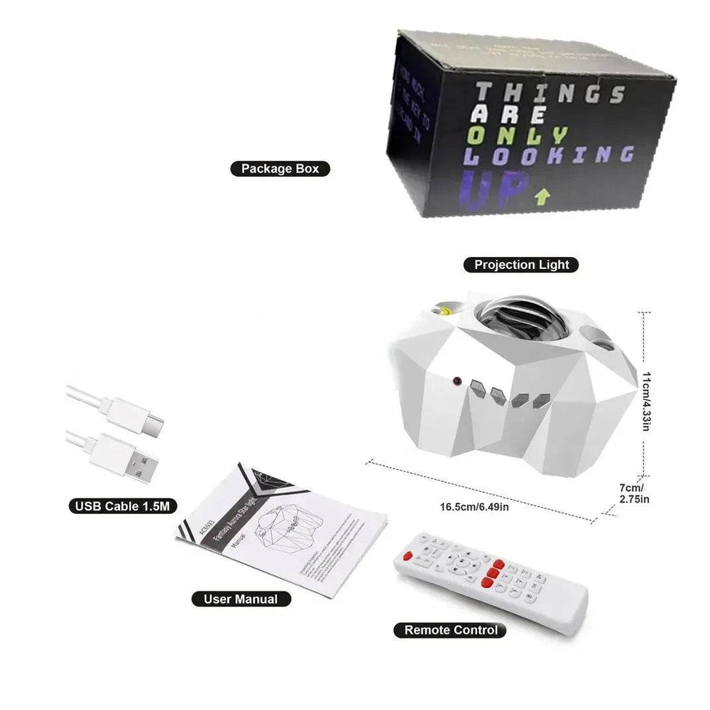 USB-Wasser-Muster Bluetooth-Musik Ozean-Stern-Projektorlampe - EX-STOCK Canada