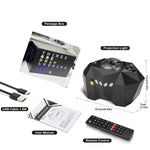 Usb Water Pattern Bluetooth Music Ocean Star Projector Lamp - EX-STOCK Canada