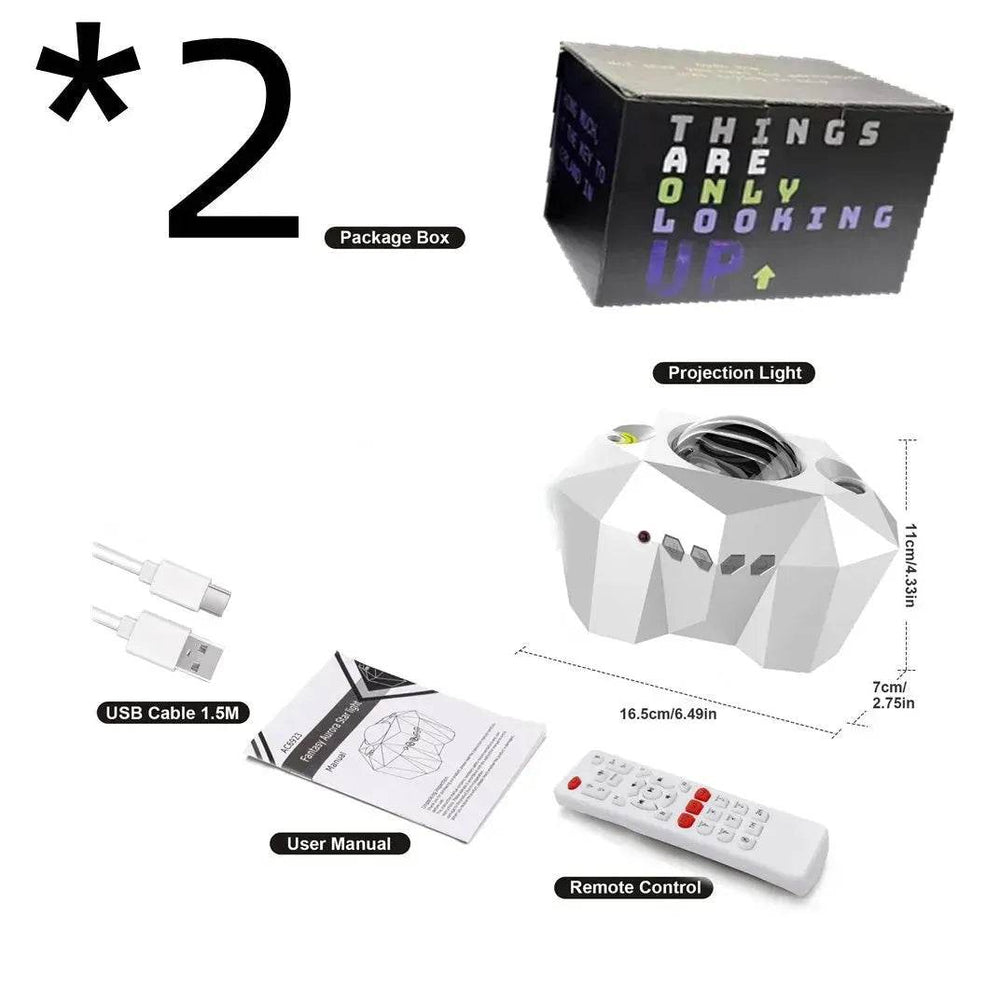 USB-Wasser-Muster Bluetooth-Musik Ozean-Stern-Projektorlampe - EX-STOCK Canada