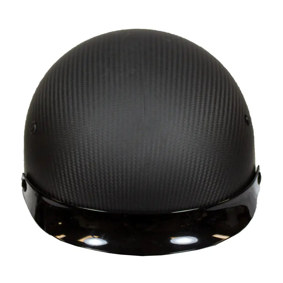 VOSS 707 Casco Demi Jet in Fibra di Carbonio Cruise Opaco NeroEX-STOCK Canada 