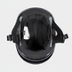 VOSS 707FRP Black Skull and Rose Half Helmet with Peak 