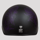 Casco Mezzo VOSS 707FRP Viola Paisley con Visiera 