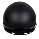 VOSS 707FRP Purple Paisley Half Helmet with Peak EX-STOCK Canada 