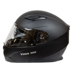 VOSS 988 MOTO-1 Matte Black Helmet EX-STOCK Canada 