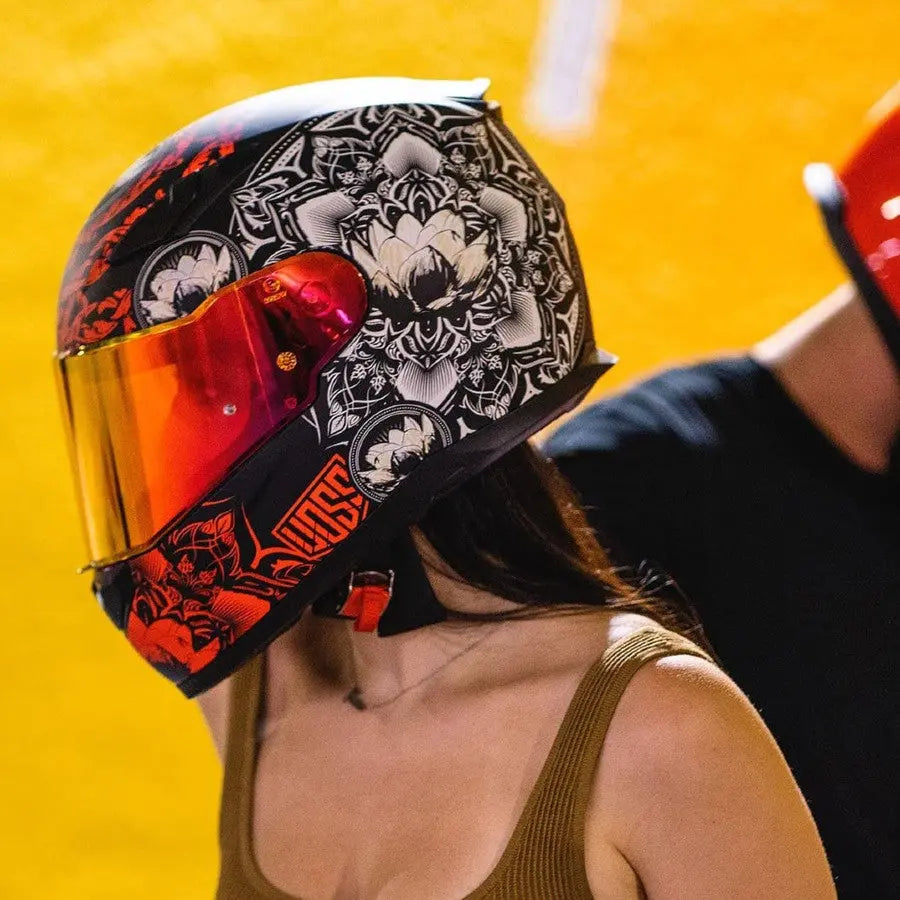 VOSS 988 Moto-1 Mandala Helmet EX-STOCK Canada 