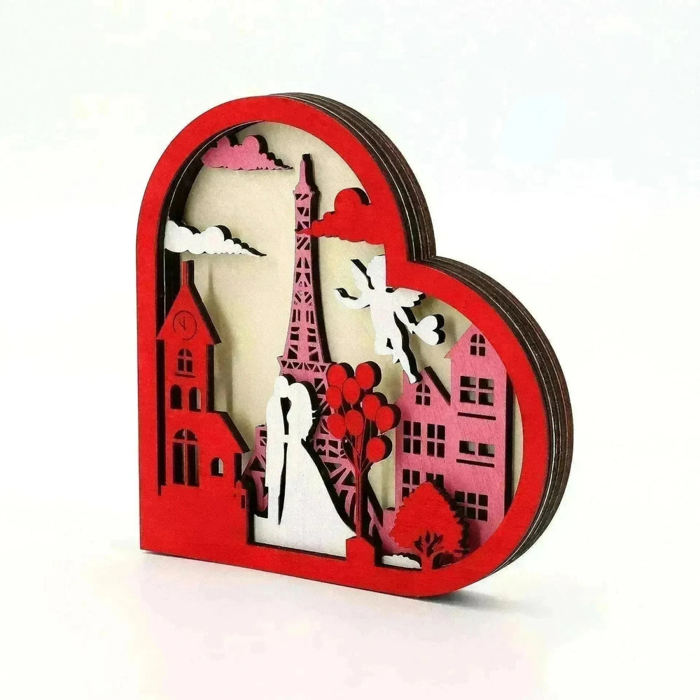 Valentine's Day Ferris Wheel Shape Decoration - EX-STOCK CANADA
