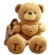 Valentine's Day Hug Bear Plush Toy - EX-STOCK CANADA