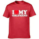Valentine's Day I Love My Girlfriend Men's T-shirt - EX-STOCK CANADA