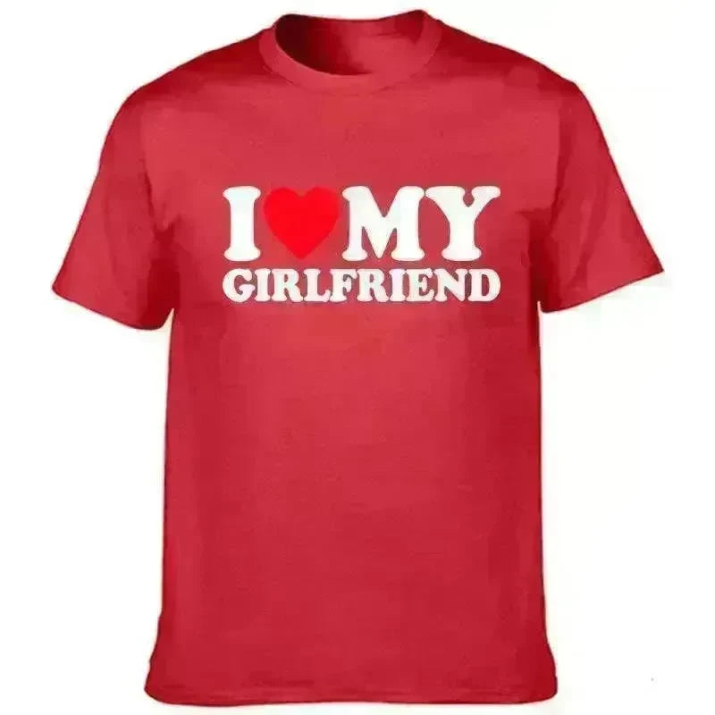 Valentine's Day I Love My Girlfriend Men's T-shirt - EX-STOCK CANADA