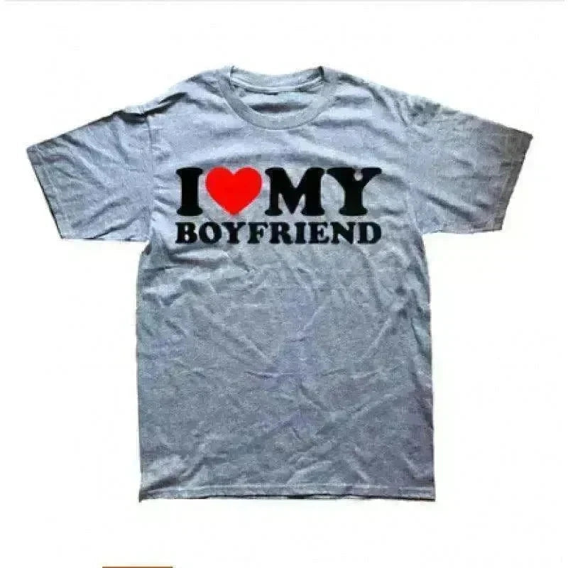 Valentine's Day I Love My Girlfriend Men's T-shirt - EX-STOCK CANADA