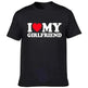 Valentine's Day I Love My Girlfriend Men's T-shirt - EX-STOCK CANADA