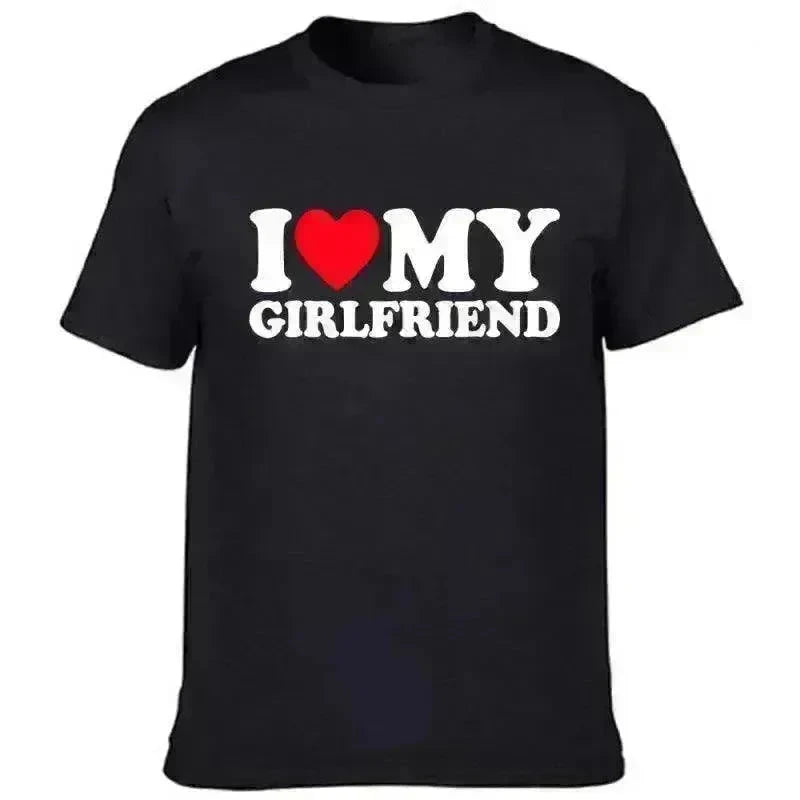 Valentine's Day I Love My Girlfriend Men's T-shirt - EX-STOCK CANADA