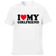 Valentine's Day I Love My Girlfriend Men's T-shirt - EX-STOCK CANADA