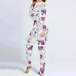 Valentine's Day Print File Slim Sexy Bodysuit - EX-STOCK CANADA