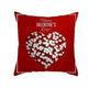 Valentine's Day Red Heart Linen Pillowcase - EX-STOCK CANADA