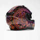 Voss 580 Conquest Gloss Neon Mandala Motorcycle Helmet EX-STOCK Canada 