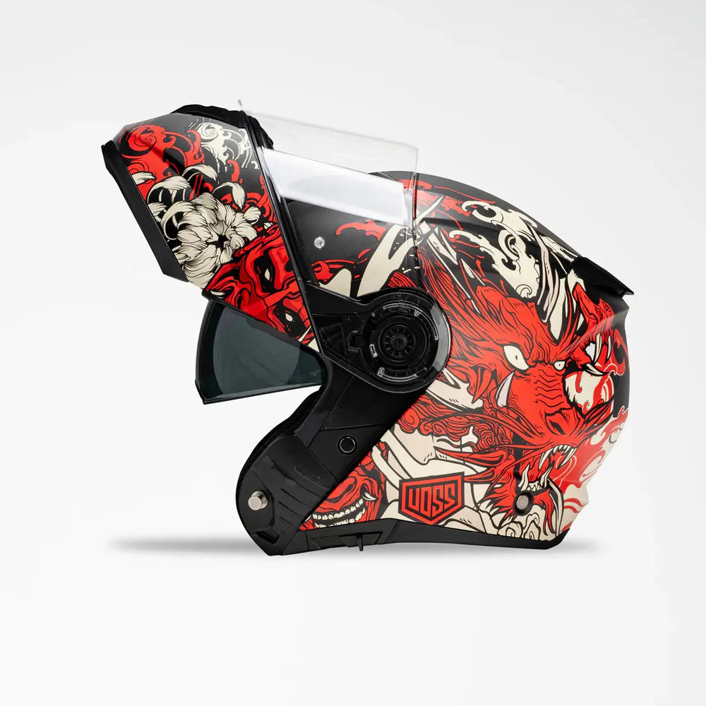 خوذة فوس 580 كونسكوست مطفي حمراء التنينEX-STOCK Canada 