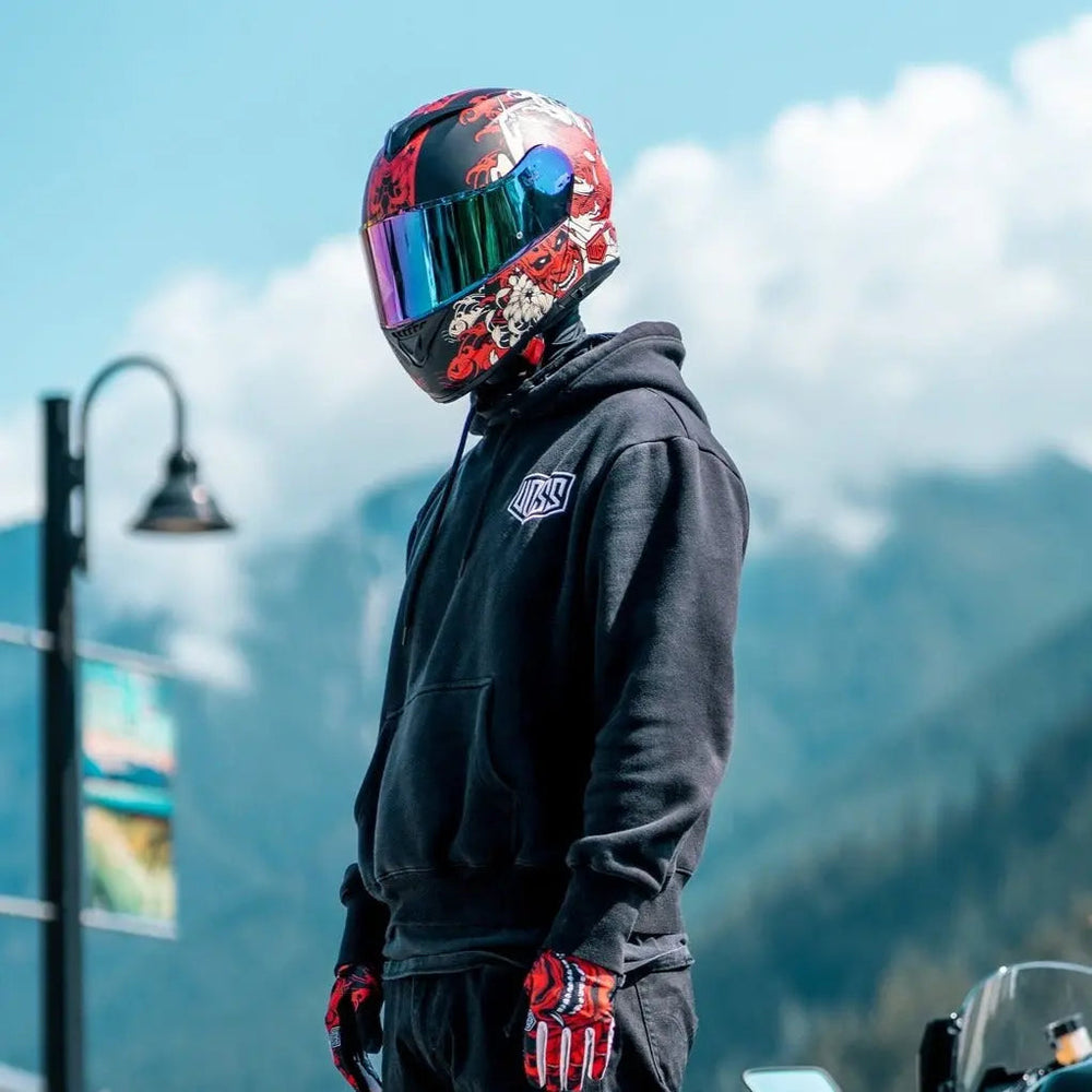 خوذة فوس 580 كونسكوست مطفي حمراء التنينEX-STOCK Canada 