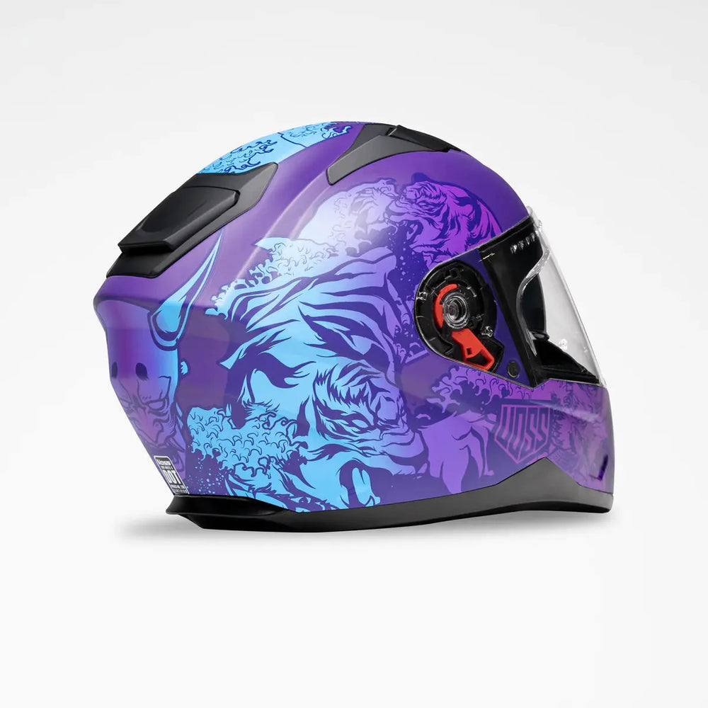 Voss 989 Moto-V Rei Motorcycle Helmet 