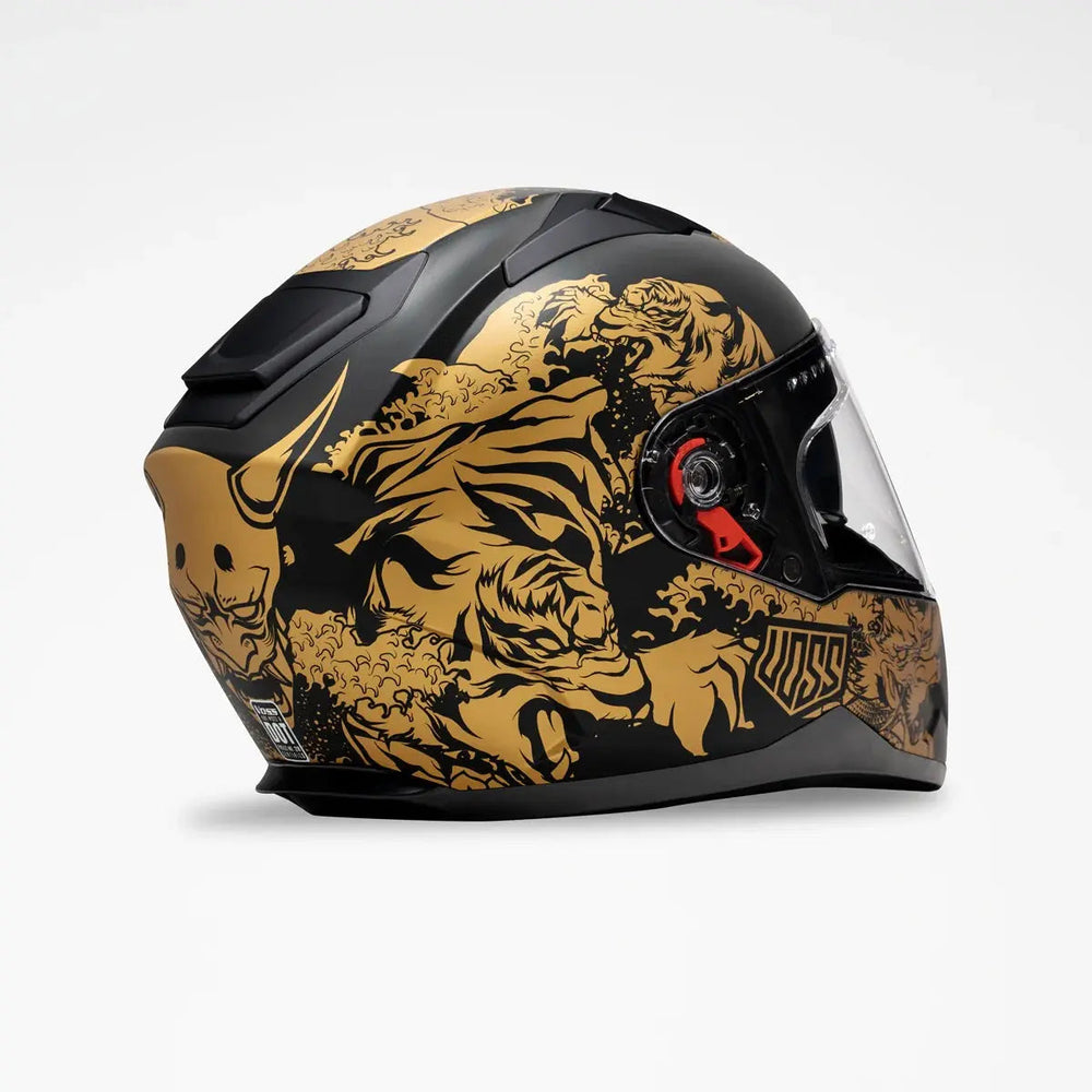 Voss 989 Moto-V Rei Motorcycle Helmet 