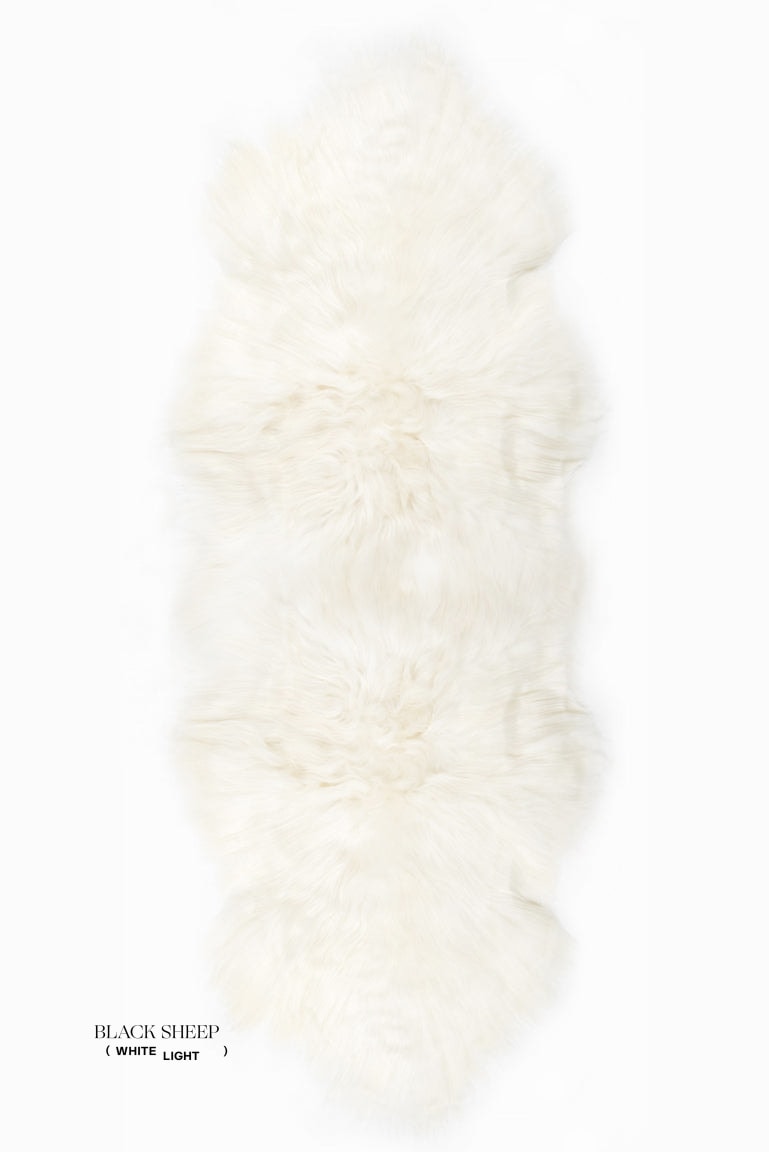 White Double Icelandic Sheepskin 