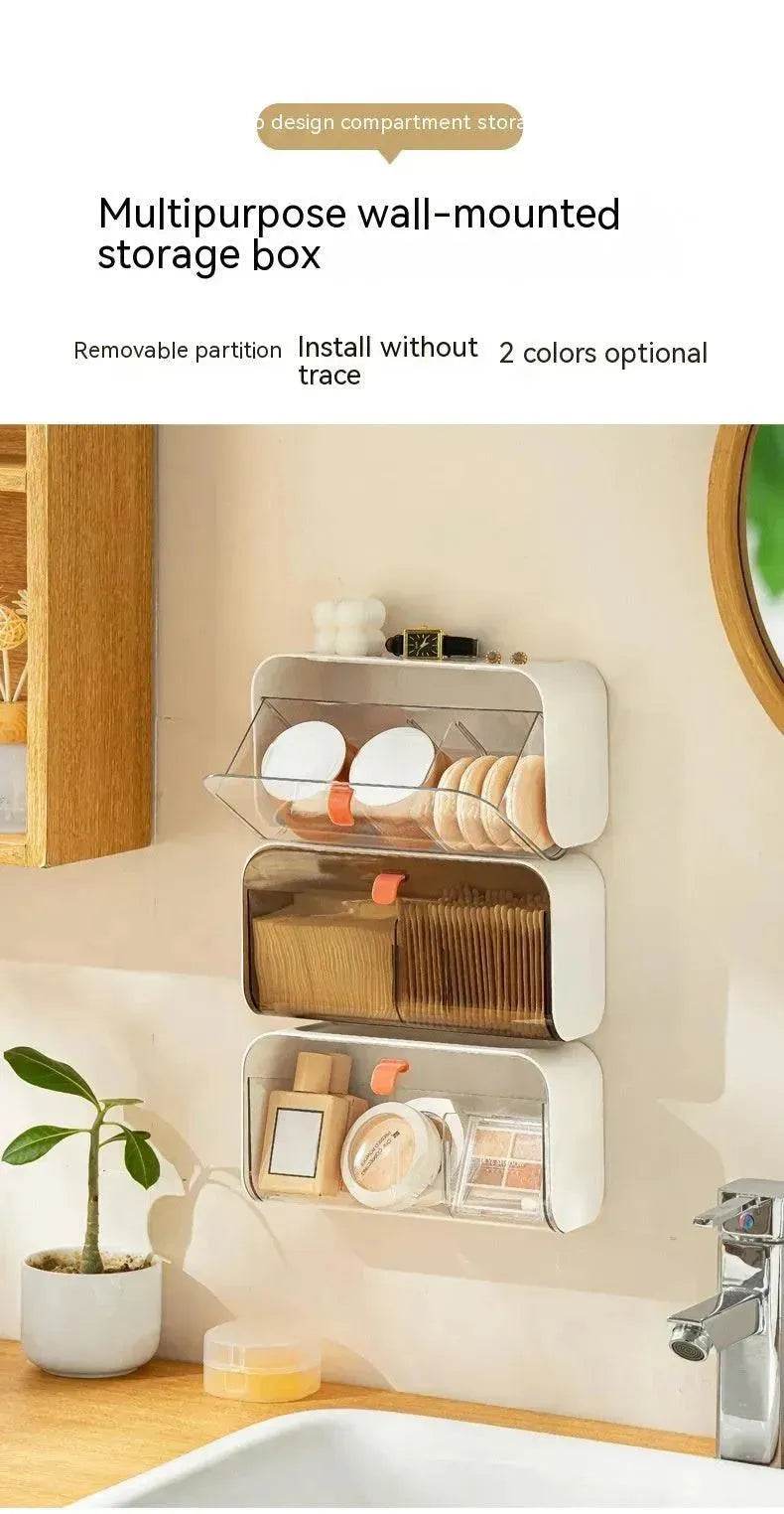Scatola di stoccaggio a griglia da appendere a parete Forniture per il bagno a casa Piccoli oggetti domestici Elettrodomestici - EX-STOCK Canada