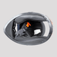 Casco de Motociclista Calavera Monstruo de Cuero de la Costa Oeste 