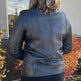 Chaqueta estilo motorista de cuero de cordero para mujer BOL 