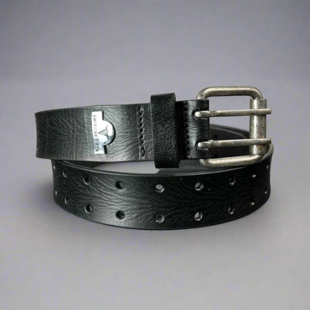 Ceinture pour homme en cuir grain BuffaloEX-STOCK Canada 