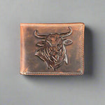 Men’s Steer Embossed Bifold Leather Wallet EX-STOCK Canada 