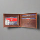 Men’s Bifold Flip-Up Cow Leather Wallet EX-STOCK Canada 