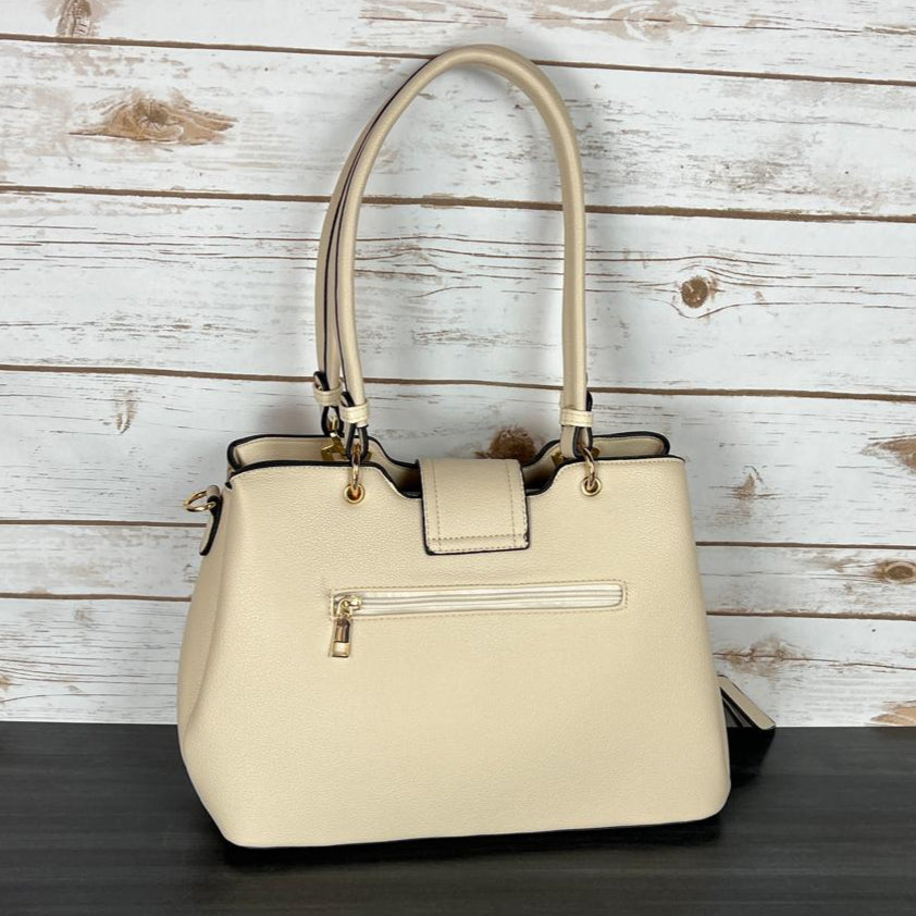 Temptation Italy Faux Leather 2-Handle Bag with Dragonfly and Flowers EX-STOCK Canada 