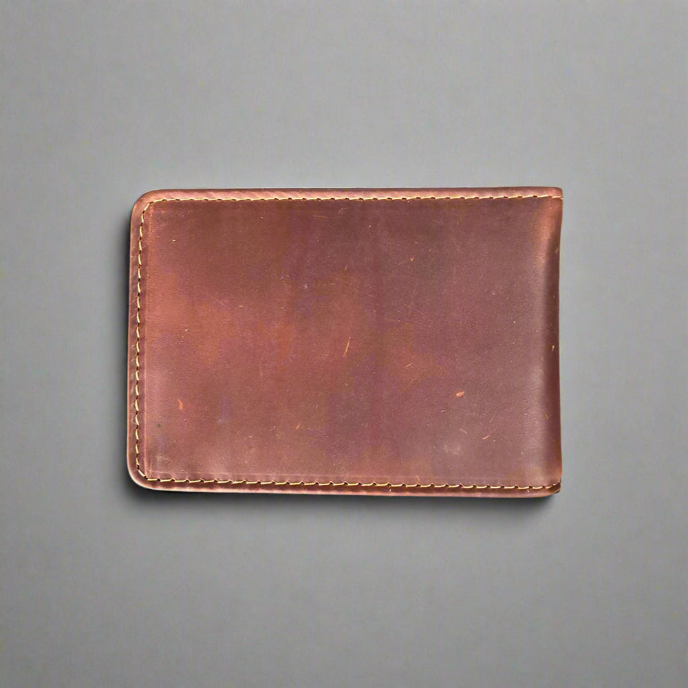 مشبك نقود رجالي من جلد البقر مع حماية RFIDEX-STOCK Canada 