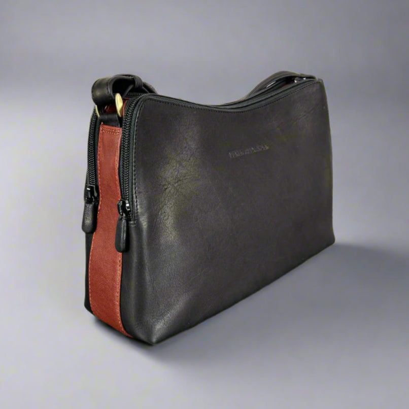 Derek Alexander Leather Crossbody Bag EX-STOCK Canada 