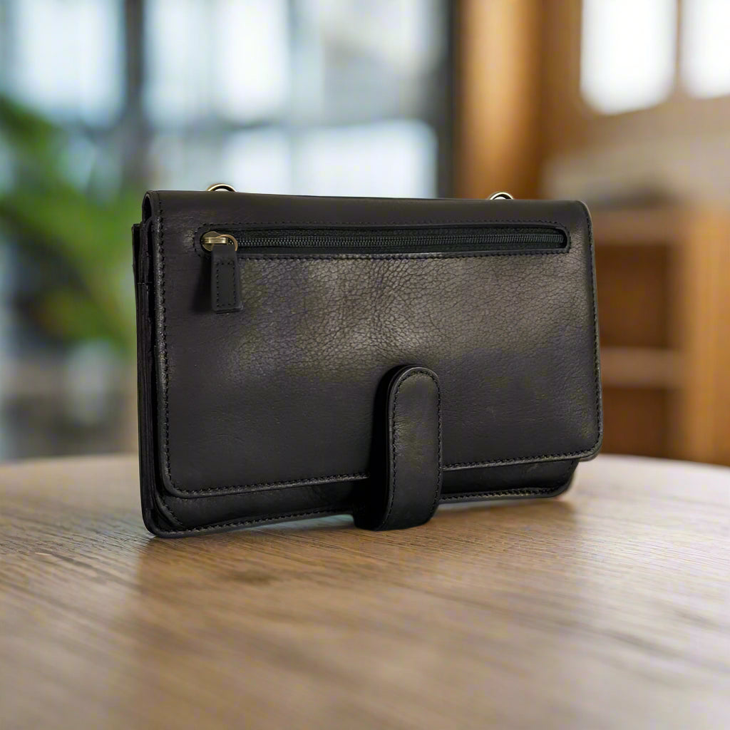 Porte-monnaie en cuir Deluxe organisateur Derek AlexanderEX-STOCK Canada 