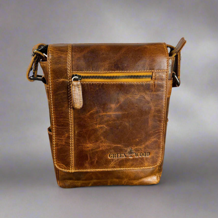 Greenwood Leather Henry Mini-Messenger Bag EX-STOCK Canada 