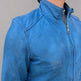 Men’s Sheep Leather Jacket. Classic Stand Collar with 2 Pockets EX-STOCK Canada 