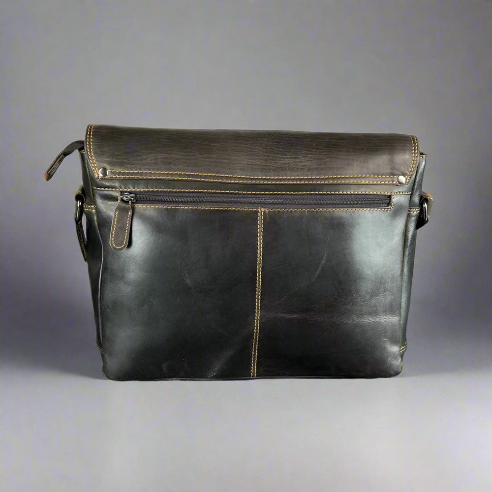 Greenwood Leather Messenger Laptop Bag EX-STOCK Canada 