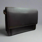 Derek Alexander Half Flap Organizer Leather Messenger Crossbody Bag EX-STOCK Canada 