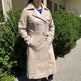 Women's Classic Leather Trench Coat. Double-Breasted Button Closure with Adjustable Belt EX-STOCK Canada 