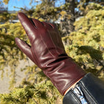 Women's Drum Dyed Lamb Leather Gloves with Wool Blend Lining EX-STOCK Canada 