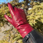 Women's Drum Dyed Lamb Leather Gloves with Wool Blend Lining EX-STOCK Canada 
