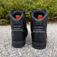 Men's Sneaker Biker Boots. Black Cowhide Leather with Lace-Up & Side Zip EX-STOCK Canada 