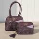 Bolso de 2 Asas de Cuero Sintético con Diseño Floral de Temptation Italy | EX-STOCK Canada 