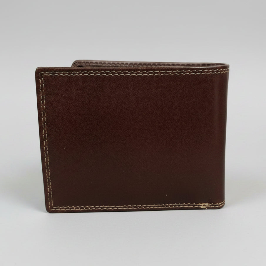 MET Men’s Bi-Fold Flip Coin Wallet 