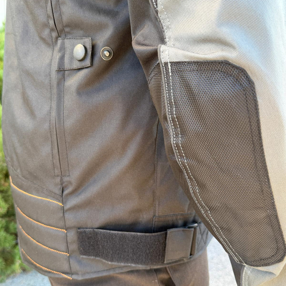 Open Road Herren Rüstungstextil-Motorradjacke 