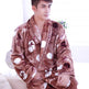 Winter Bathrobe Coral Fleece Couple Pajamas  EX-STOCK CANADA